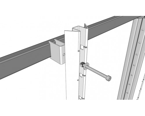 Консольный стеллаж под наполнение WSG.11.1800.00-2